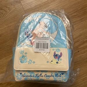 Lilo and Stitch Hawaiian rollercoaster ride Loungefly bag